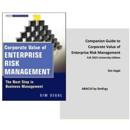 Book & Guide Bundle (DISCOUNT)  Corporate Value of Enterprise Risk Management and Companion Guide (Fall 2025 University Edition)